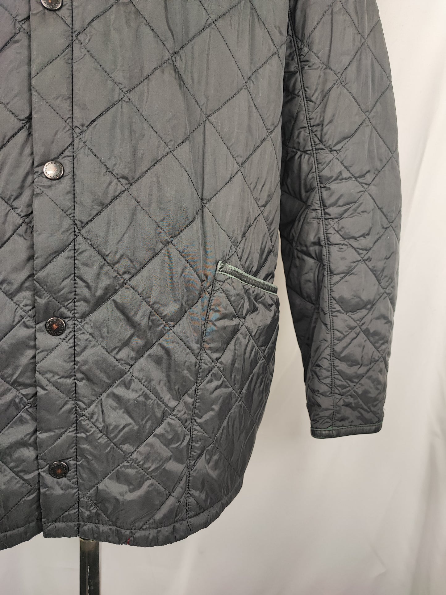 Giacca a vento Barbour trapuntata nera Large - Man quilted Liverpool Jacket size L