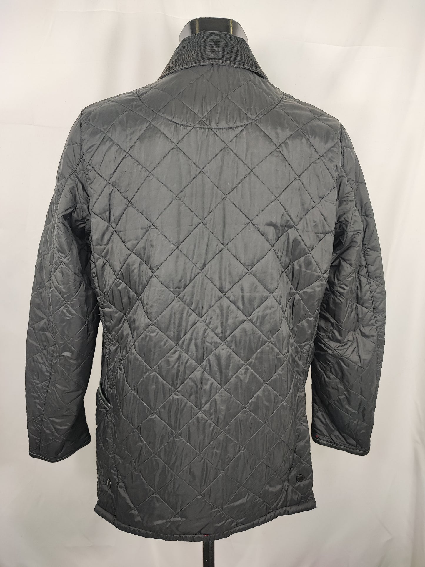 Giacca a vento Barbour trapuntata nera Large - Man quilted Liverpool Jacket size L
