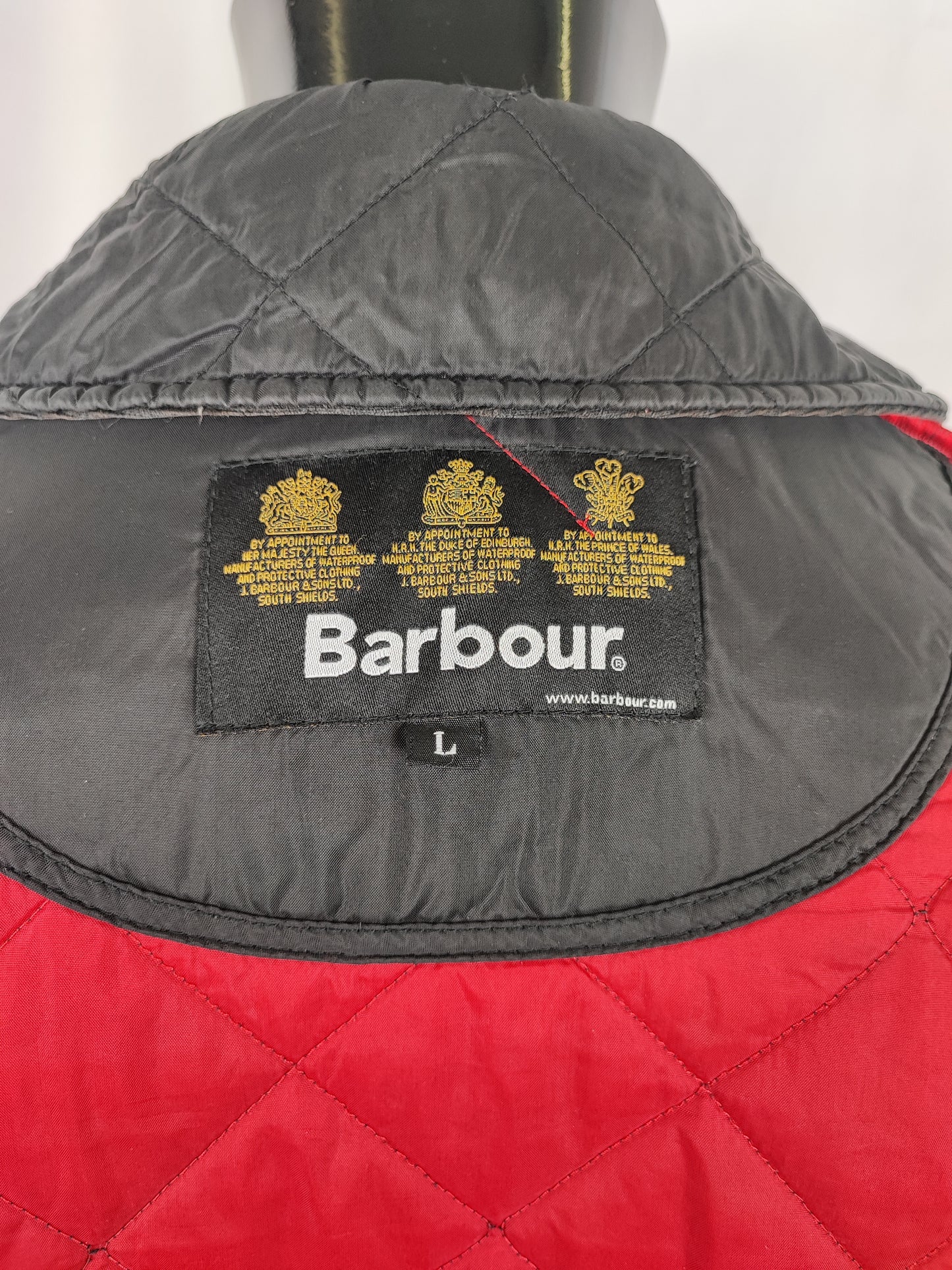 Giacca a vento Barbour trapuntata nera Large - Man quilted Liverpool Jacket size L