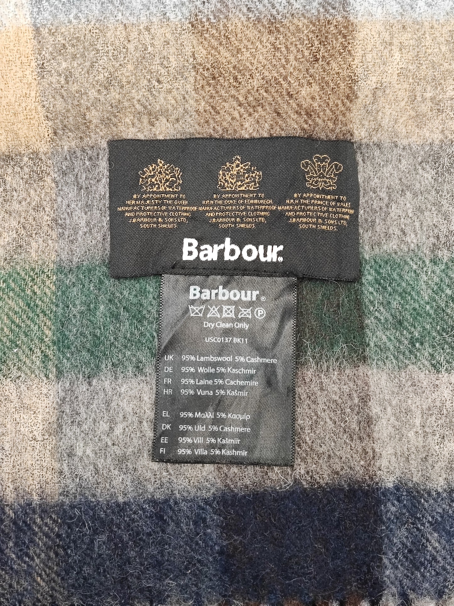 Sciarpa Barbour in lana