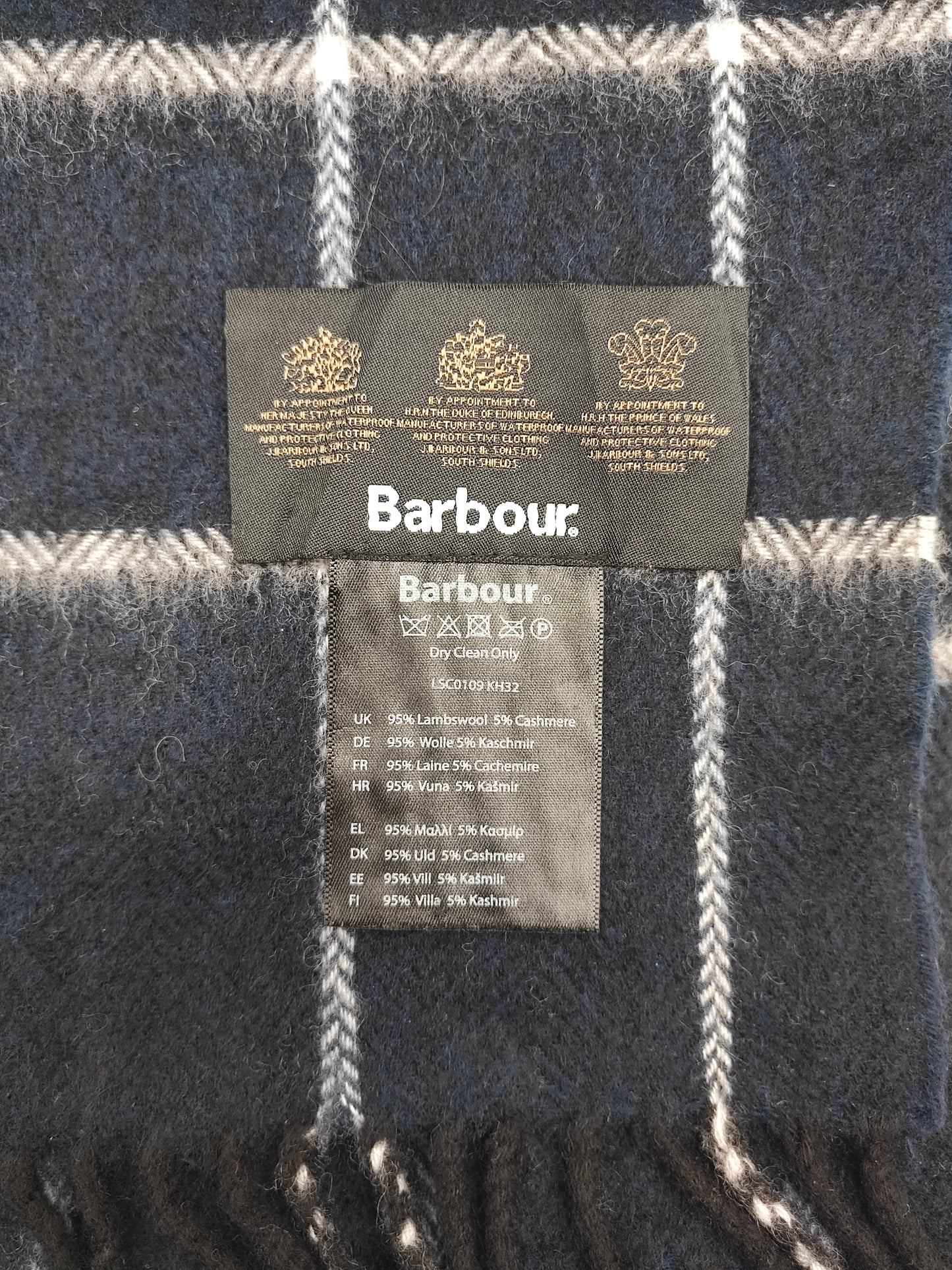 Sciarpa Barbour in lana