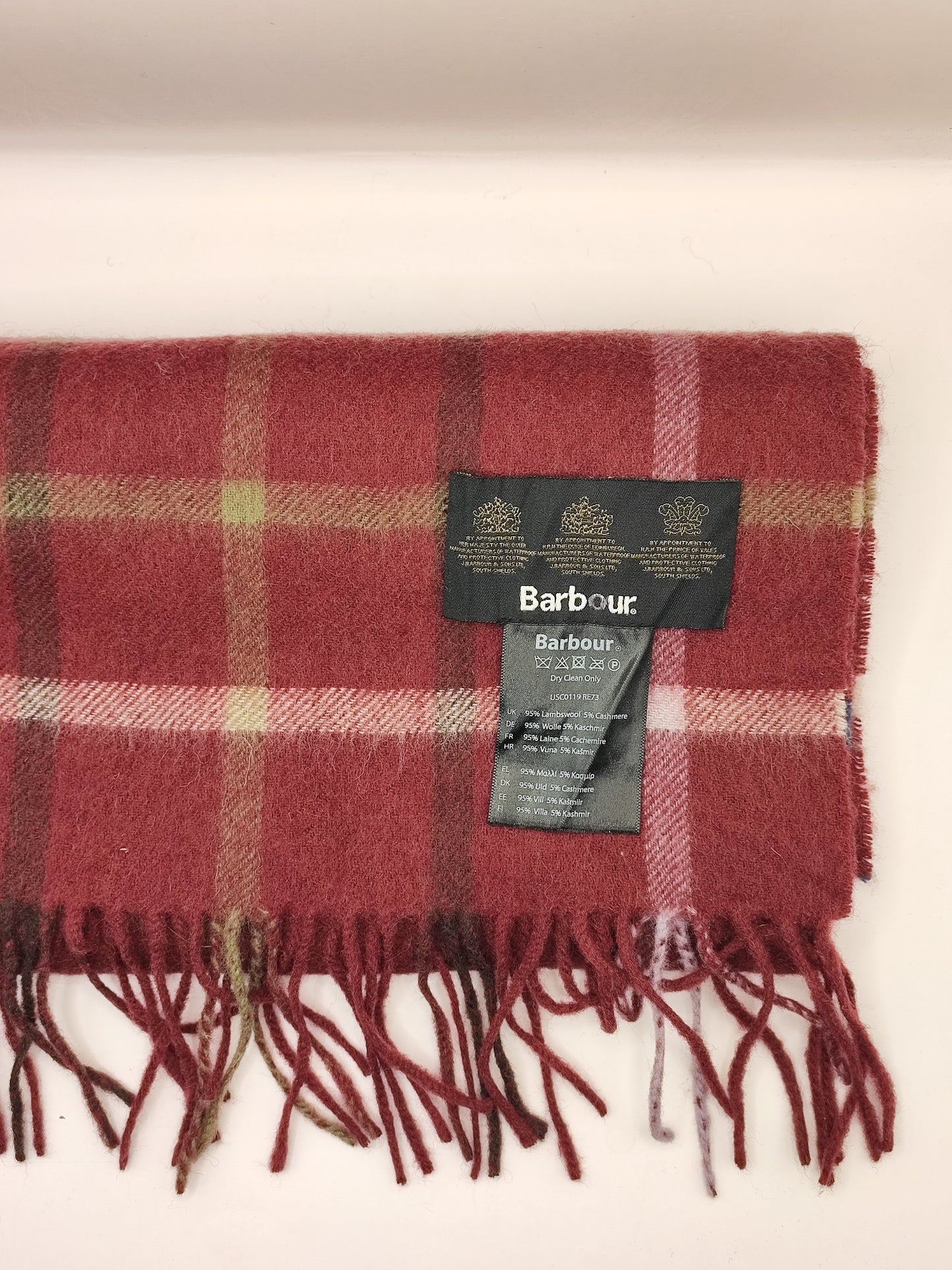Sciarpa Barbour in lana
