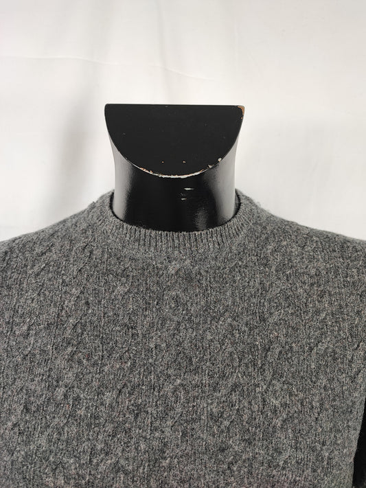 Maglione Barbour da uomo in lana Small -  Man wool Grey Jumper size S