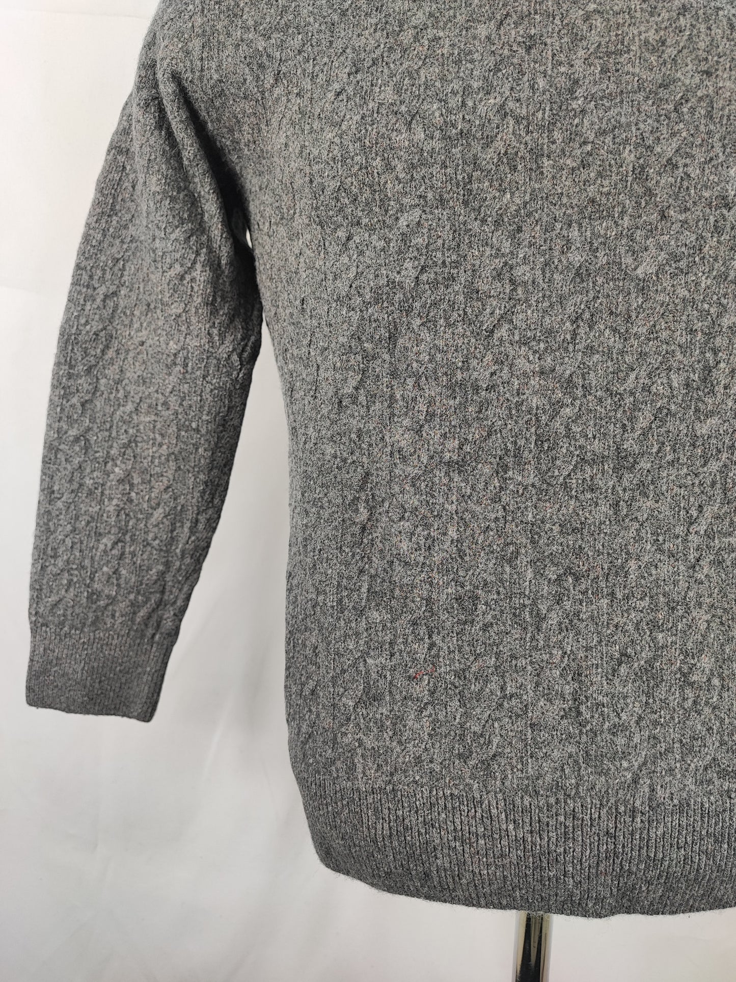 Maglione Barbour da uomo in lana Small - Man wool Grey Jumper size S