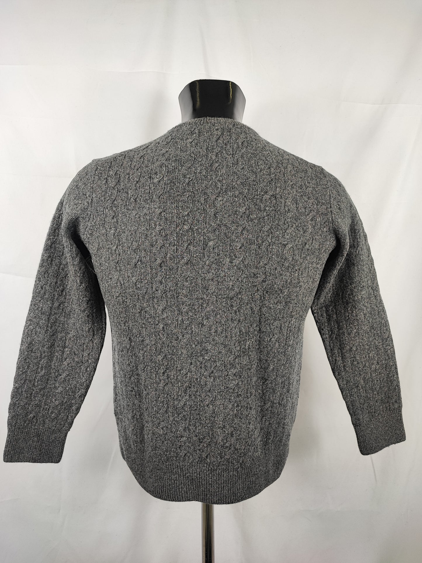 Maglione Barbour da uomo in lana Small - Man wool Grey Jumper size S
