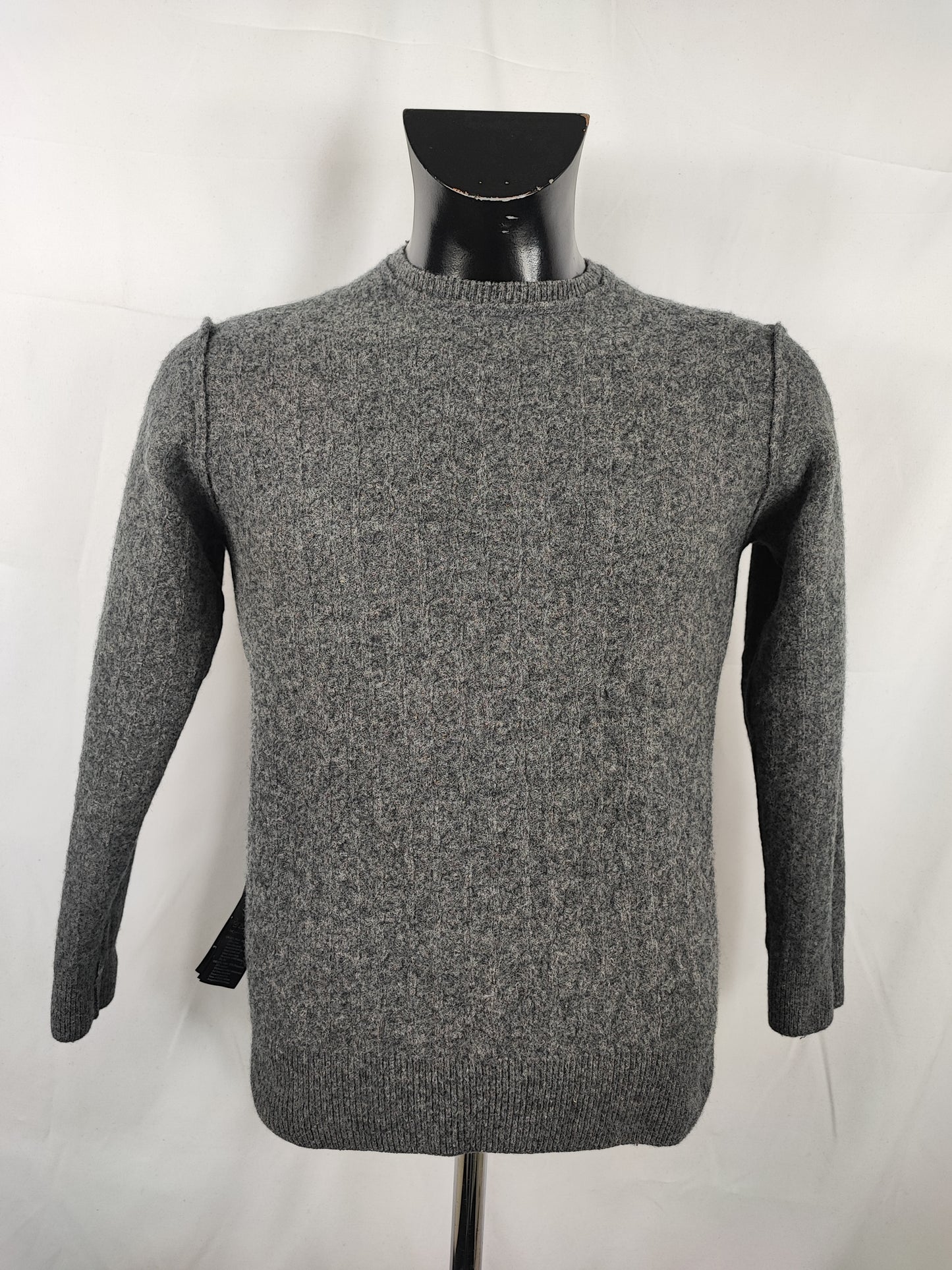 Maglione Barbour da uomo in lana Small - Man wool Grey Jumper size S
