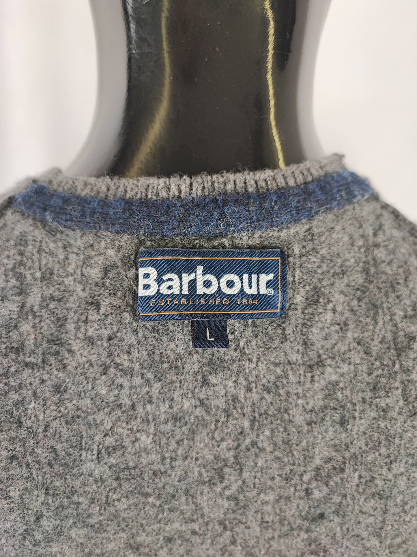 Maglione Barbour da uomo in lana Small - Man wool Grey Jumper size S