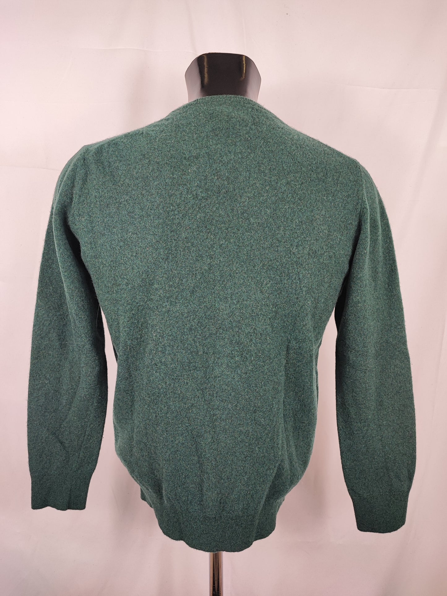 Maglione Barbour da uomo in lana verde Medium- Man wool Green Jumper size M