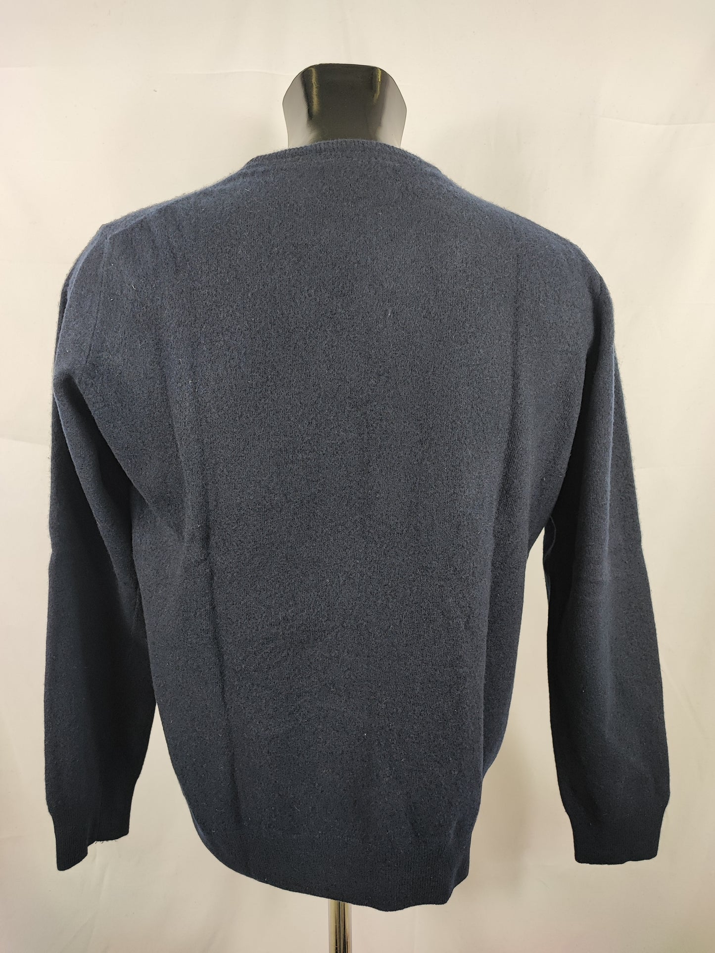 Maglione Barbour da uomo in lana blu Large- Man Wool Navy Size Large