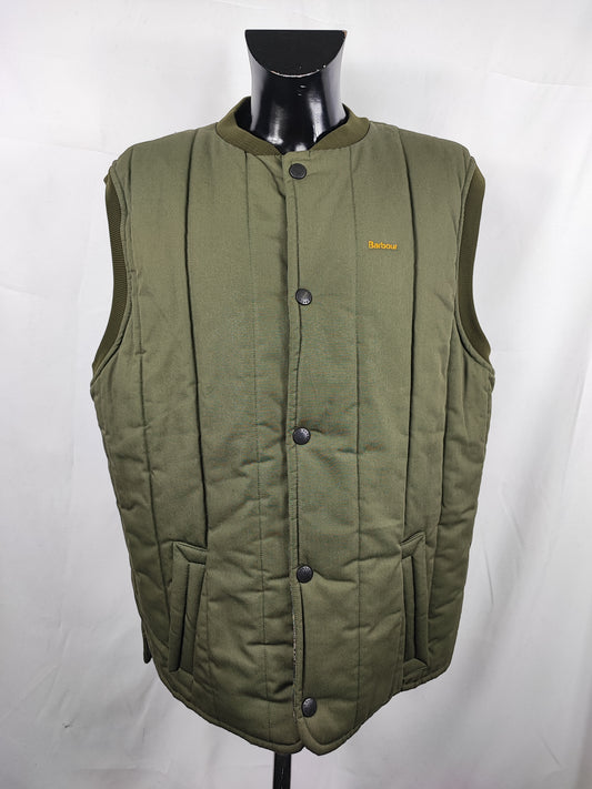 Gilet Barbour Vintage Trekker verde Xlarge- Green man vintage vest Trekker size  XLarge