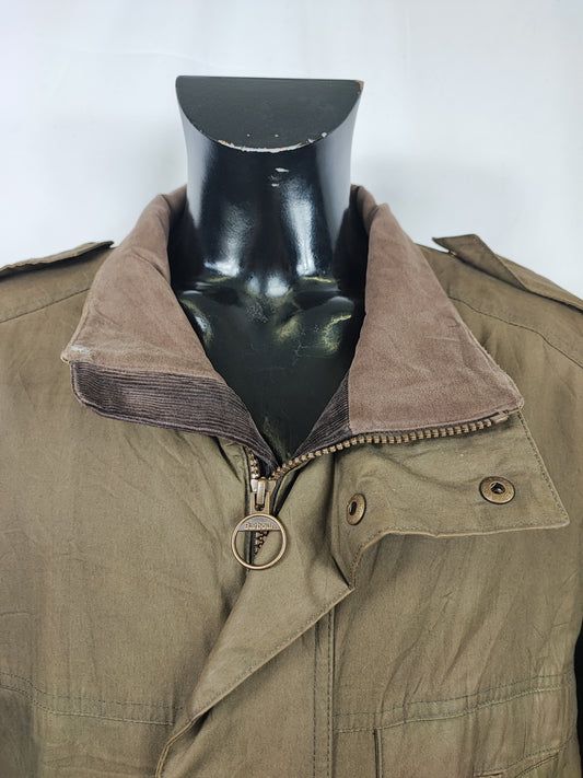 Barbour Giacca Uomo impermabile verde XLarge Man Horton olive Waterproof Jacket size XL