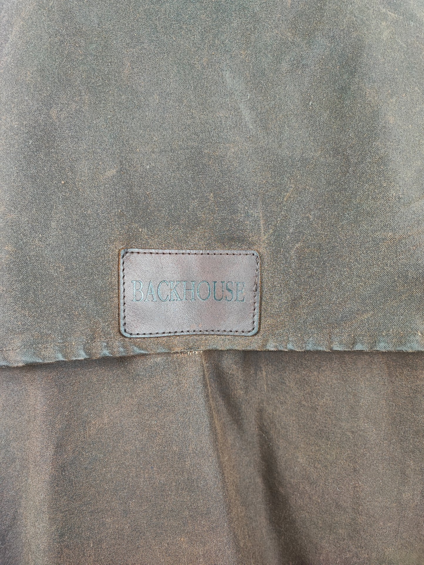 Raro Barbour Backhouse Marrone cerato C40/102cm - Brown Wax Backhouse Jacket size Medium