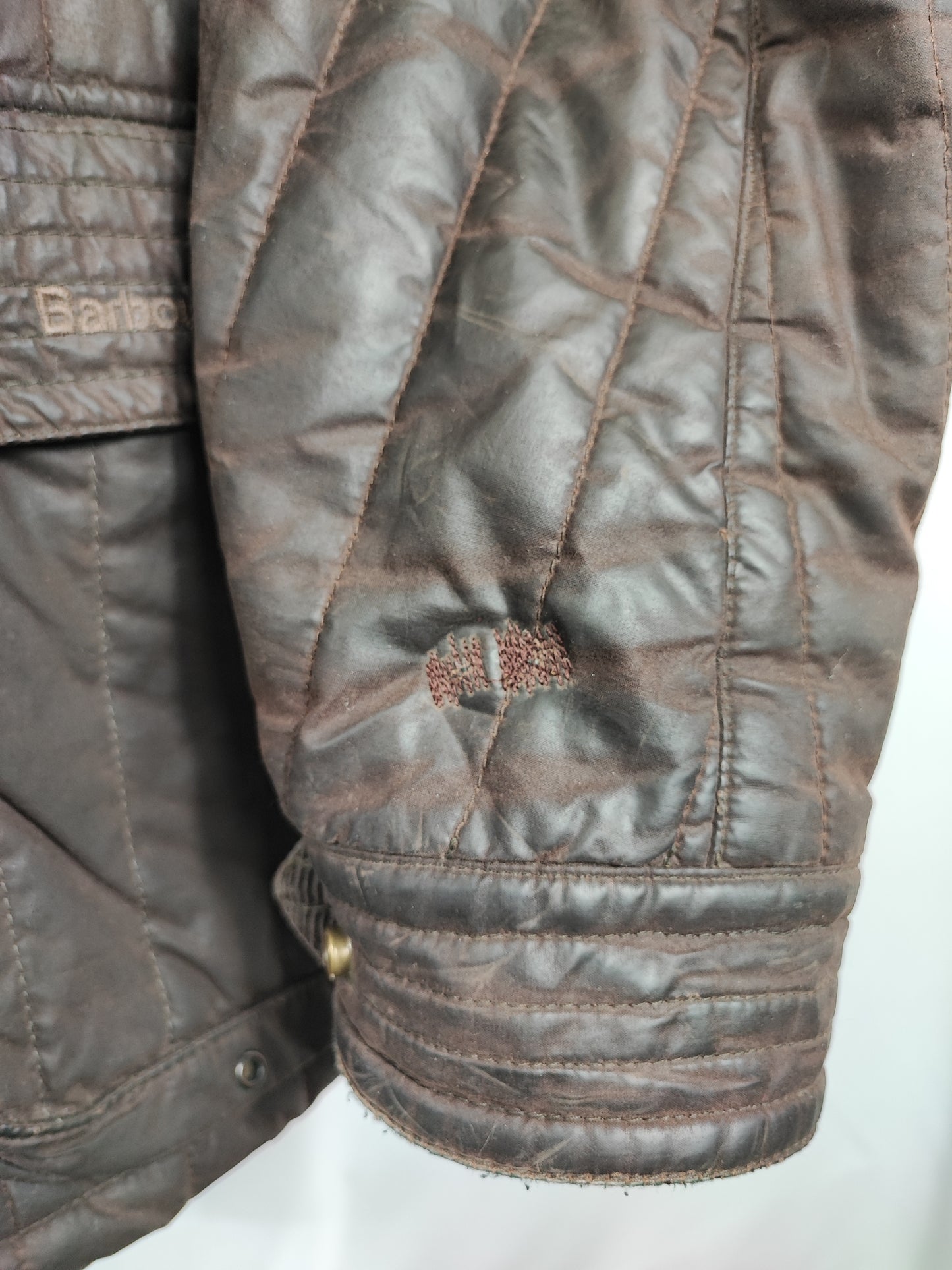 RARA Barbour TO KI TO Motor cycling Jacket XXLarge Brown Tokito Wax Jacket Size XXL