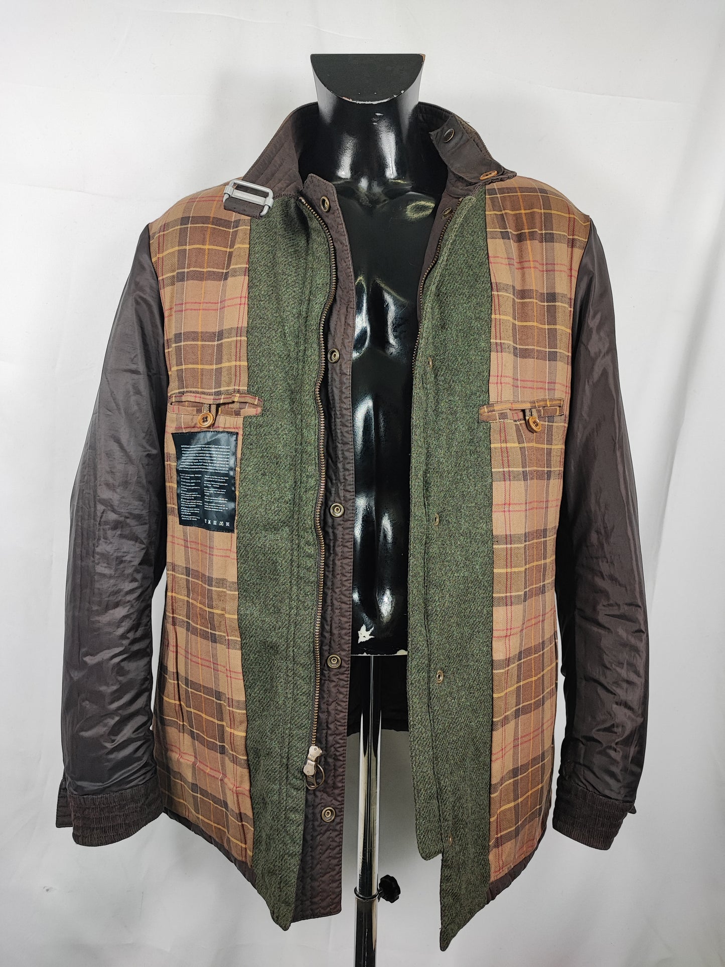 RARA Barbour TO KI TO Motor cycling Jacket XXLarge Brown Tokito Wax Jacket Size XXL