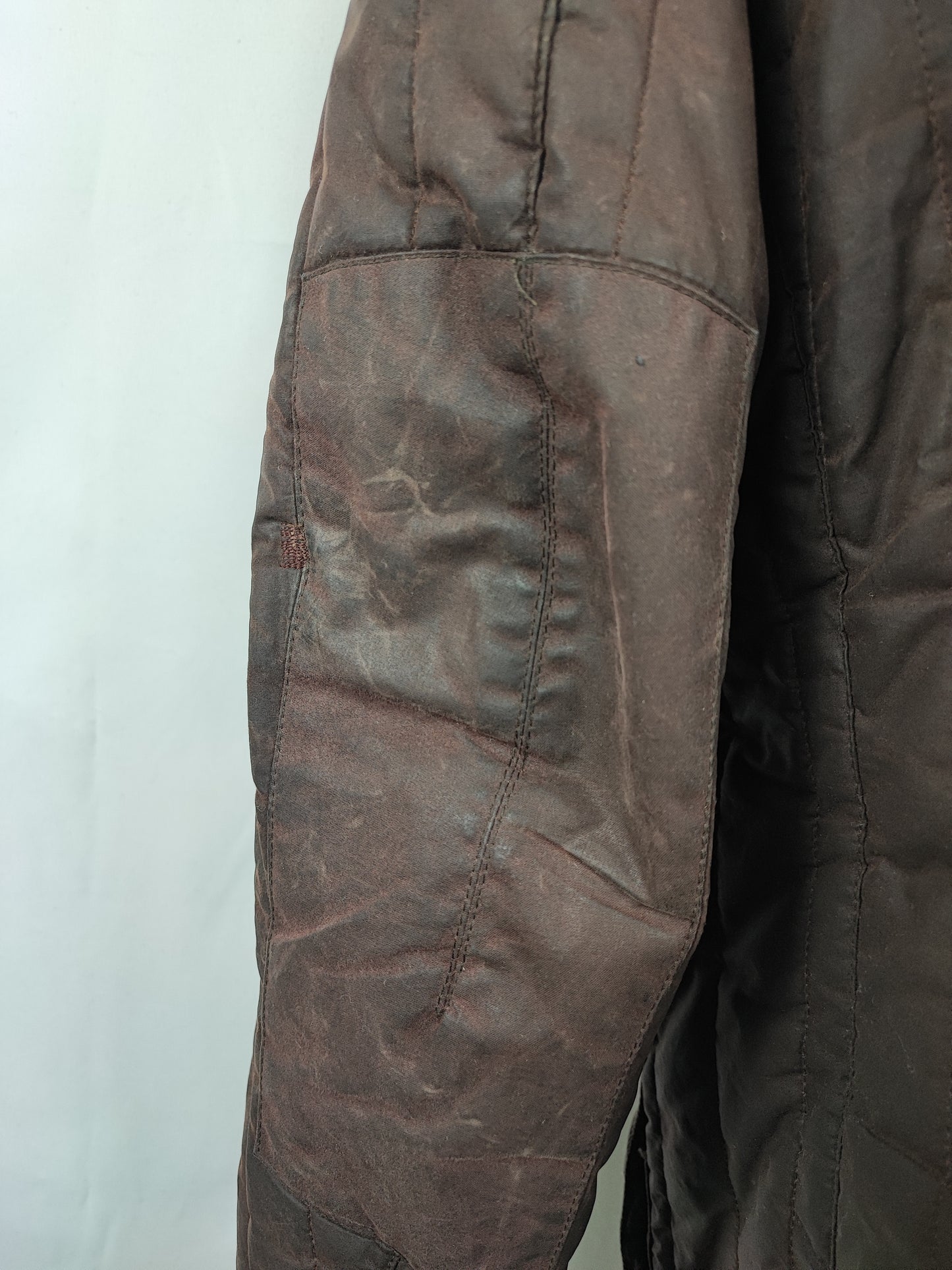 RARA Barbour TO KI TO Motor cycling Jacket XXLarge Brown Tokito Wax Jacket Size XXL