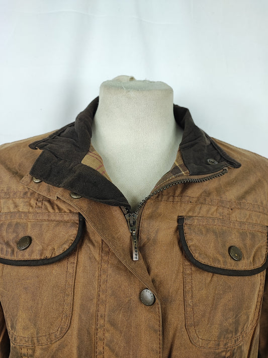 Giacca Barbour corta donna Utility beige UK10 Small Beige short Lady Utility jacket small size Uk10