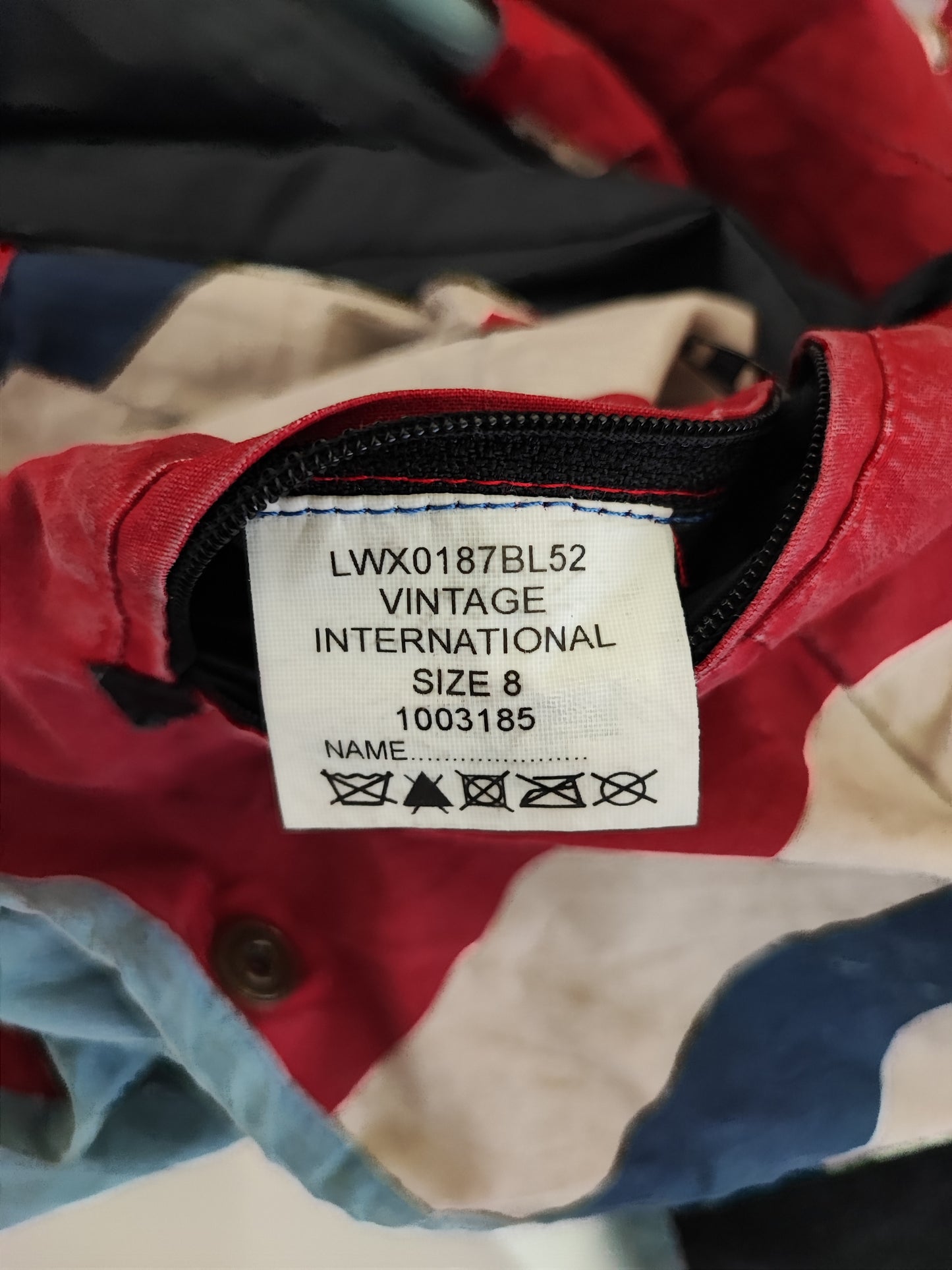 Giacca Barbour International Donna XSMALL UK8 -Lady International Union Jack jacket UK8 Xs
