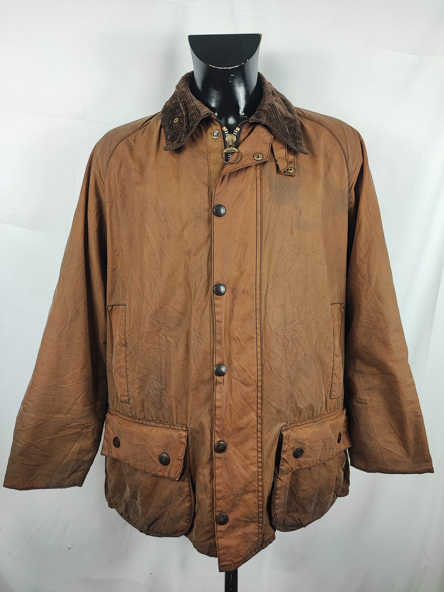 RARA Barbour Beaufort Beige A1600 Duck Unlimited Edition Beige Jacket C44/112 cm Size L/XL