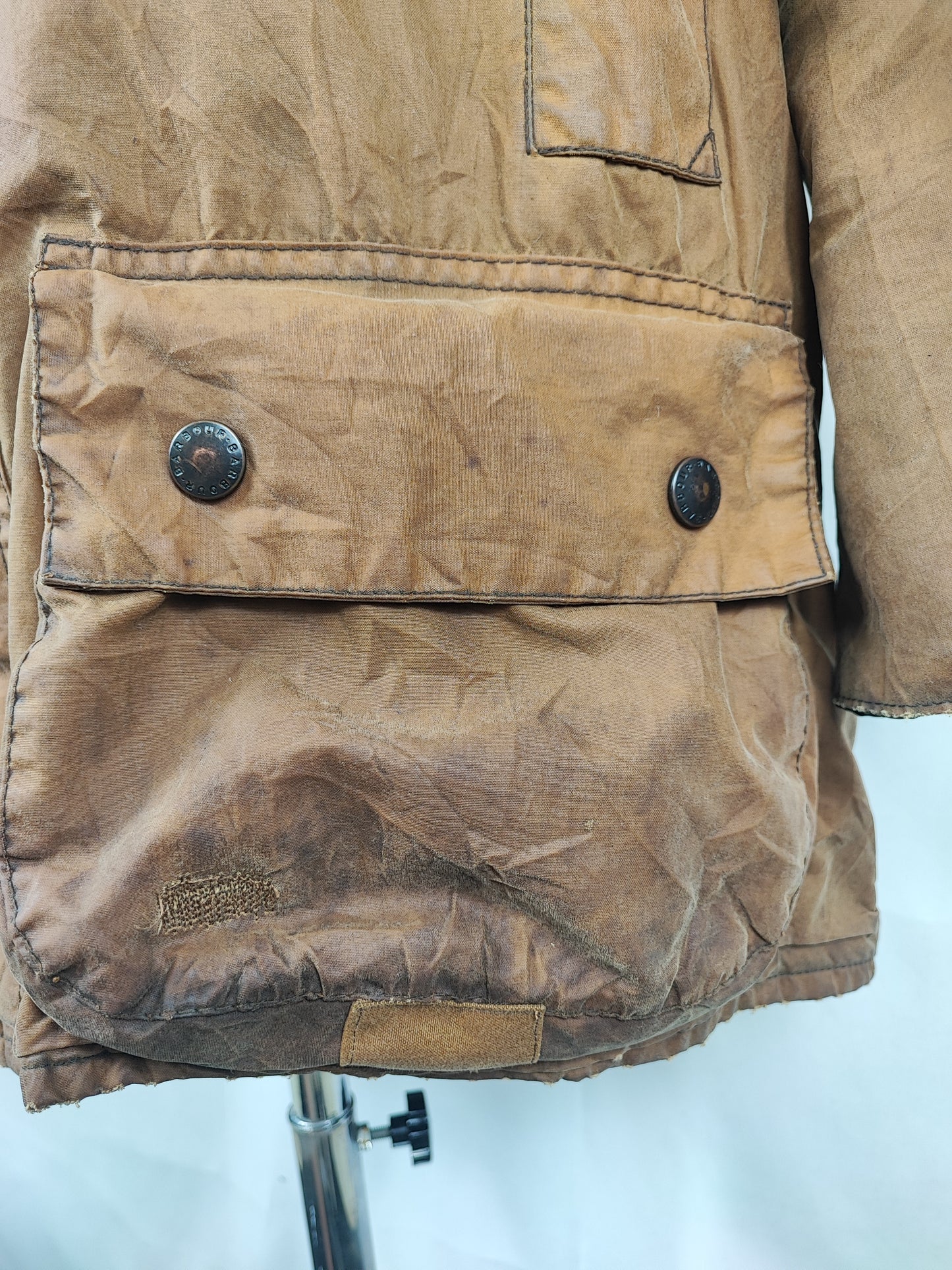 RARA Barbour Beaufort Beige A1600 Duck Unlimited Edition Beige Jacket C44/112 cm Size L/XL