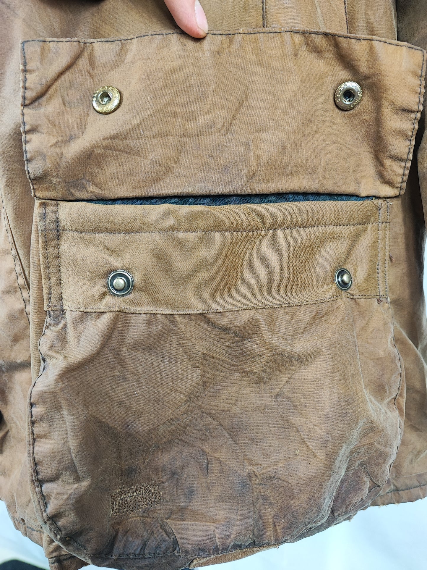 RARA Barbour Beaufort Beige A1600 Duck Unlimited Edition Beige Jacket C44/112 cm Size L/XL