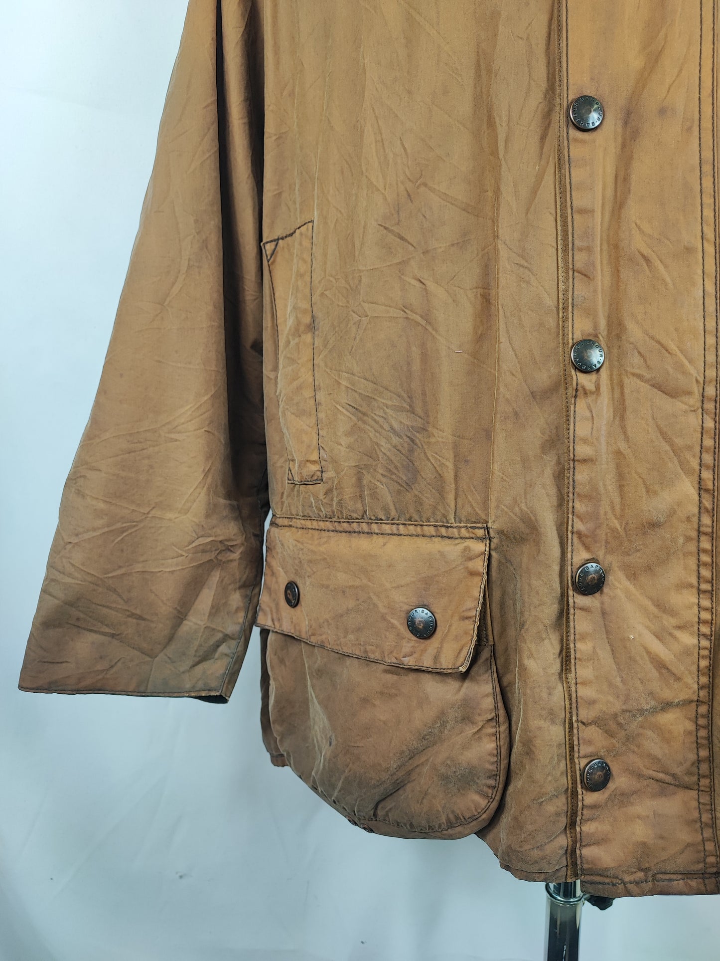 RARA Barbour Beaufort Beige A1600 Duck Unlimited Edition Beige Jacket C44/112 cm Size L/XL