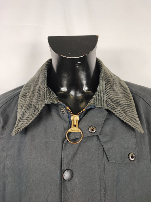 Barbour Giacca Beaufort blu C48/122cm - Navy Beaufort Waxed jacket c48 size XL comoda