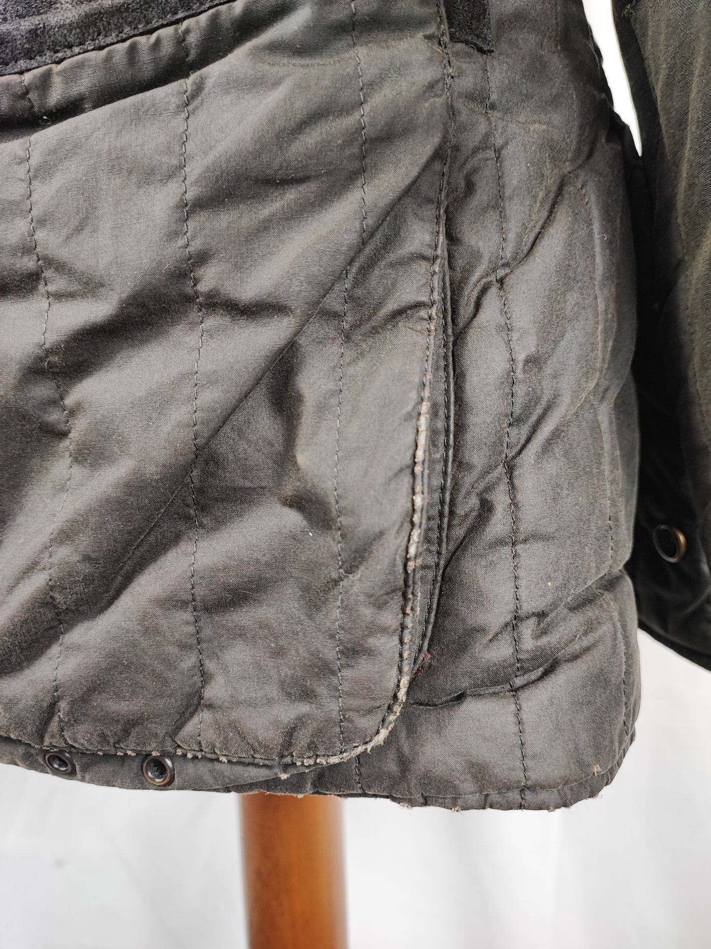 RARA Barbour Giacca verde By Tokito Small- Green Barbour Tokito Quilt Jacket Small