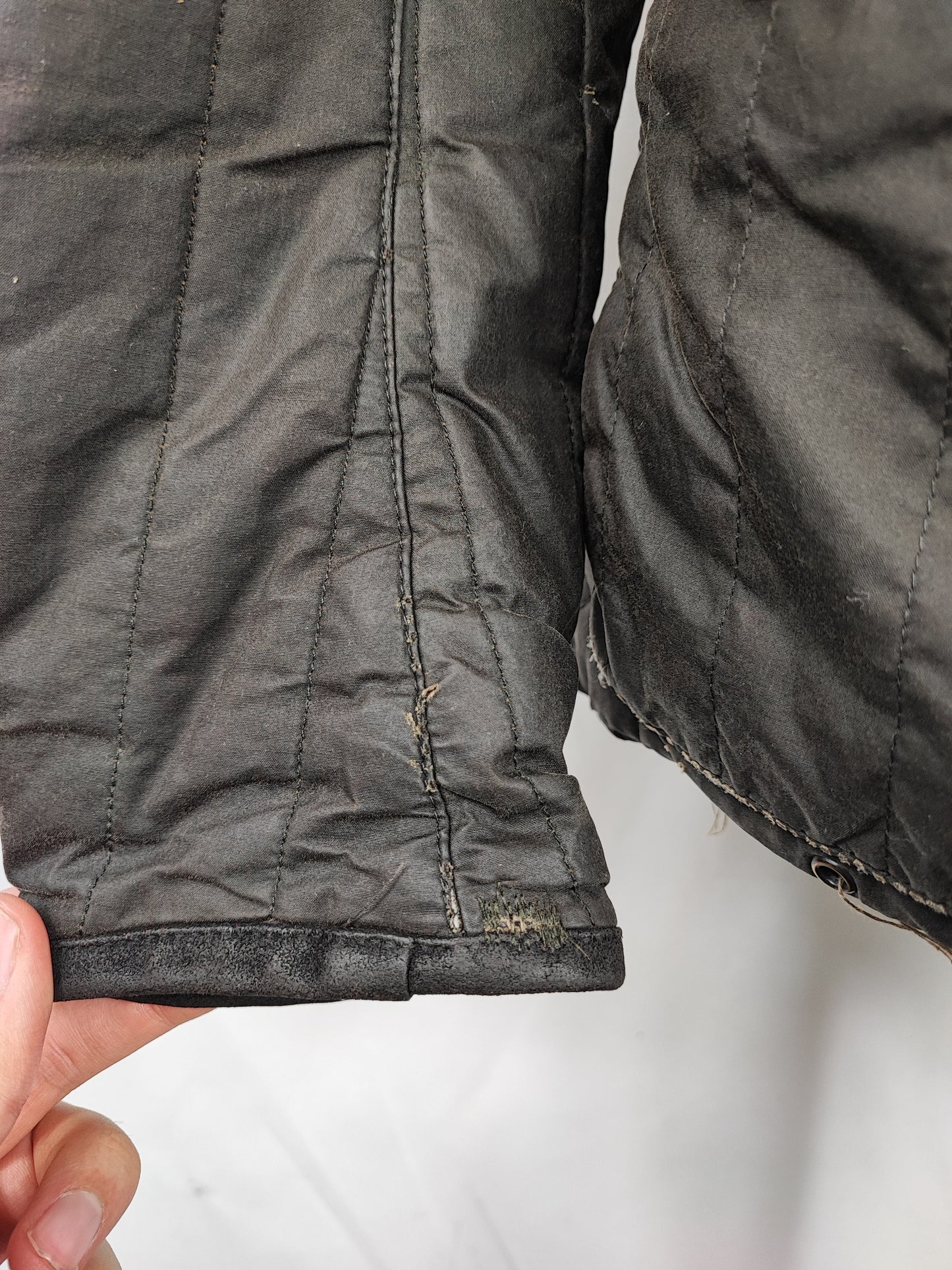RARA Barbour Giacca verde By Tokito Small- Green Barbour Tokito Quilt Jacket Small