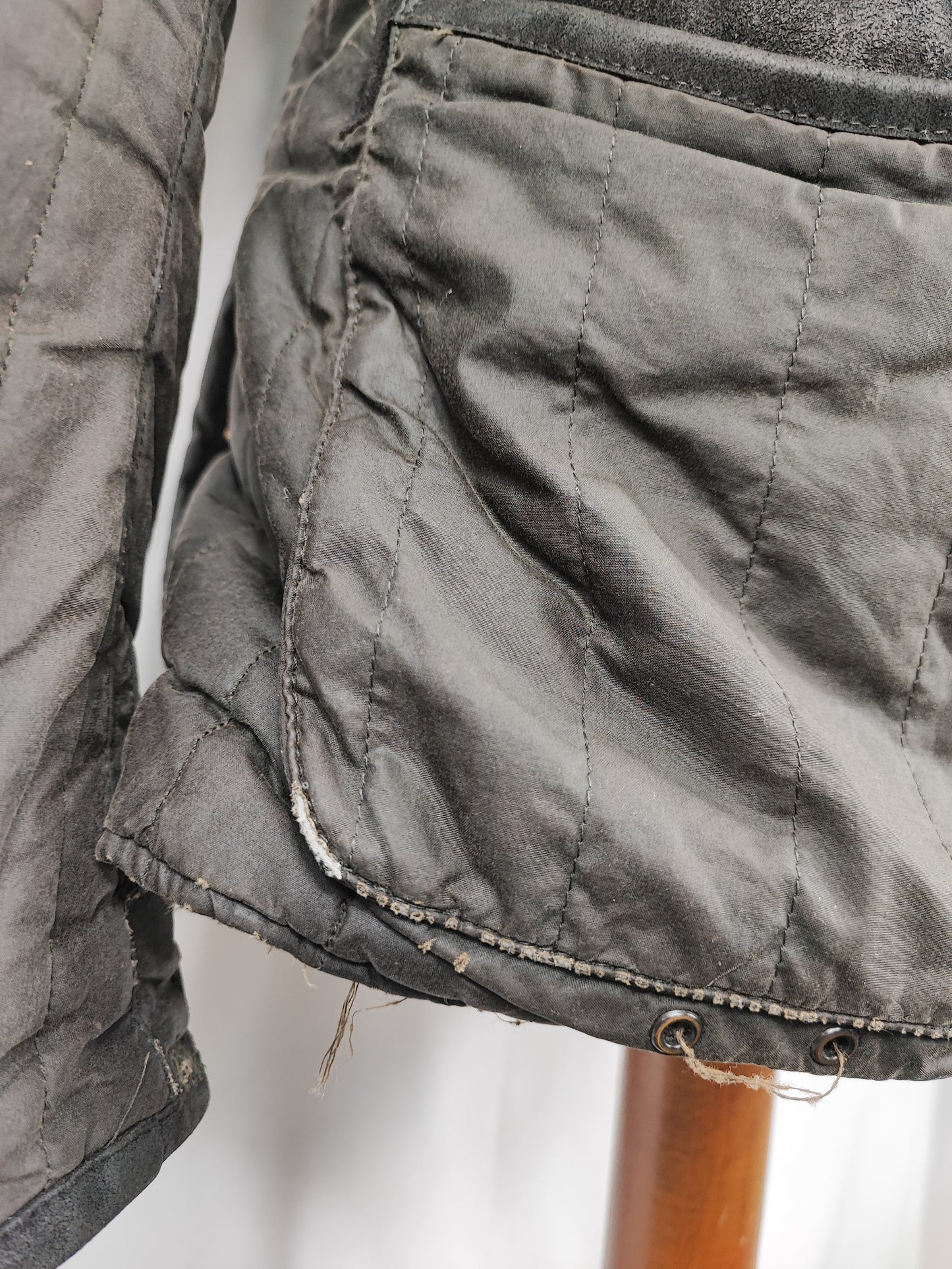 RARA Barbour Giacca verde By Tokito Small- Green Barbour Tokito Quilt Jacket Small