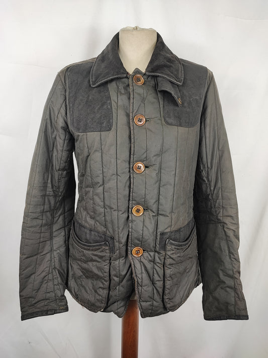 RARA Barbour Giacca verde By Tokito Small- Green Barbour Tokito Quilt Jacket Small