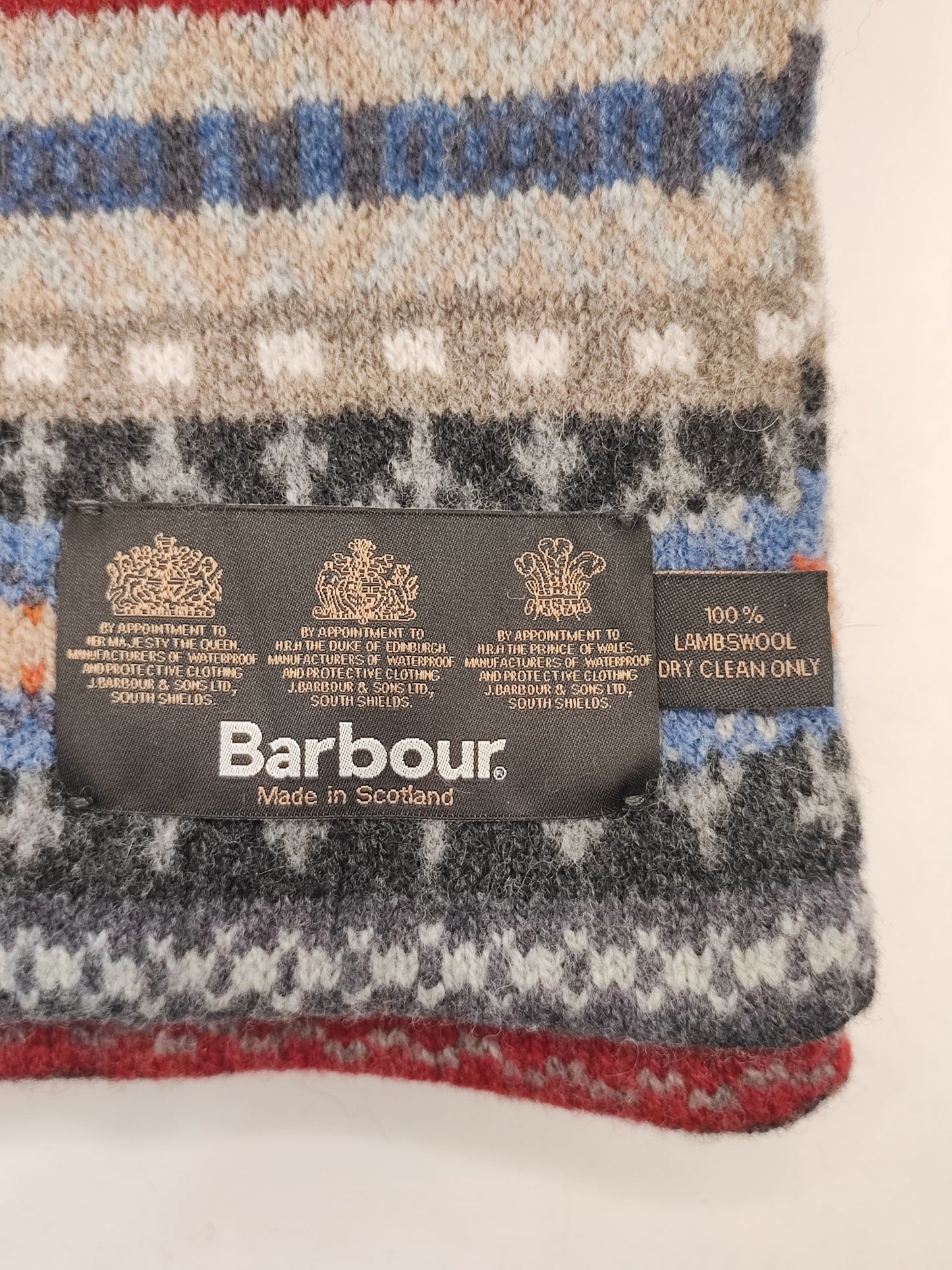 Sciarpa Barbour in lana