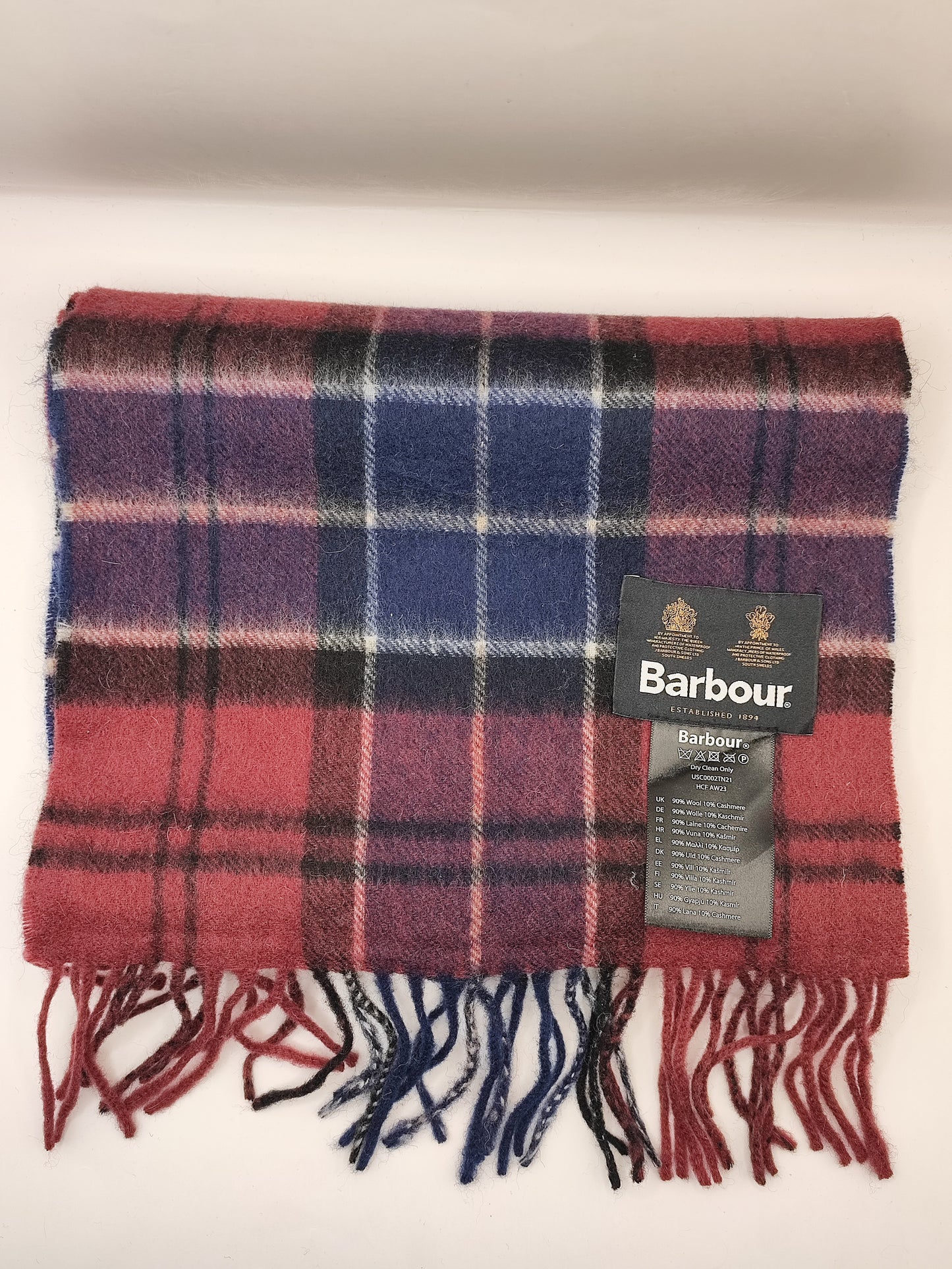 Sciarpa Barbour in lana