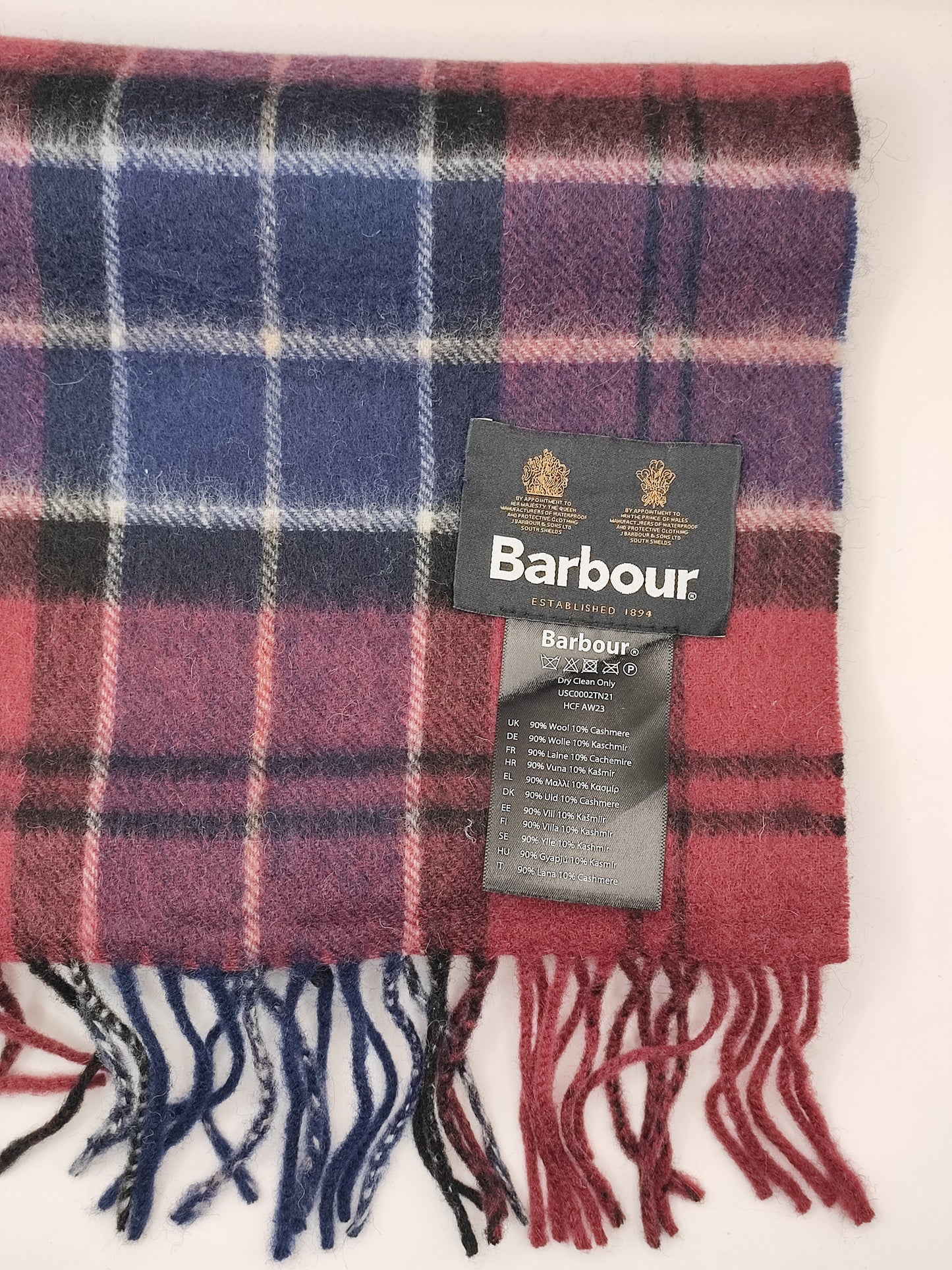Sciarpa Barbour in lana