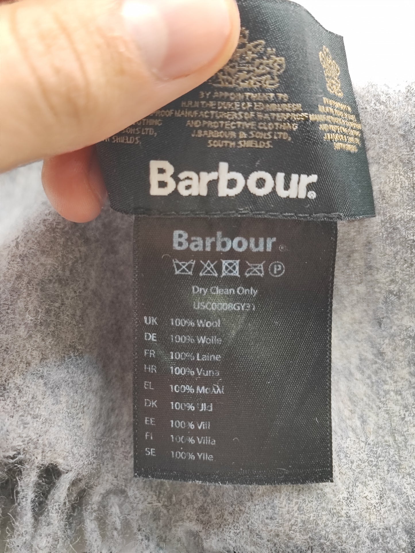 Sciarpa Barbour in lana