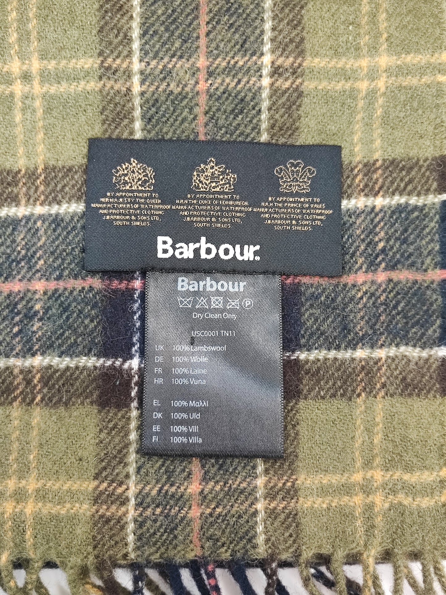 Sciarpa Barbour in lana
