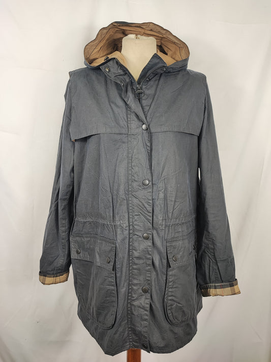 Giacca Barbour Blu Lightweight Durham Uk18 tg.46/48 unisex - Navy Lightweight Durham size uk18