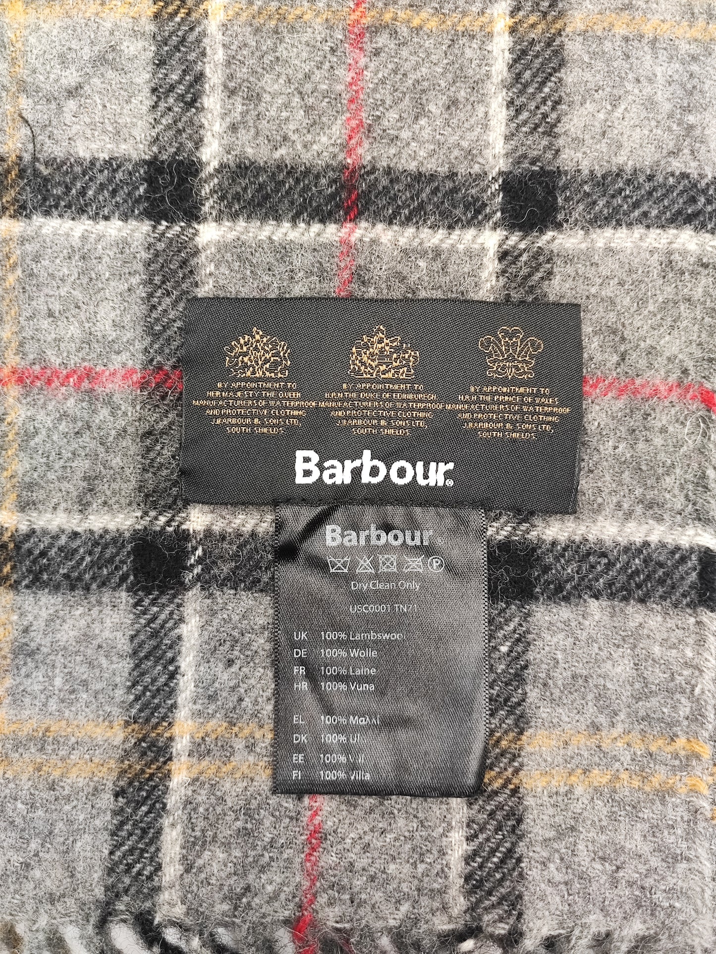 Sciarpa Barbour in lana