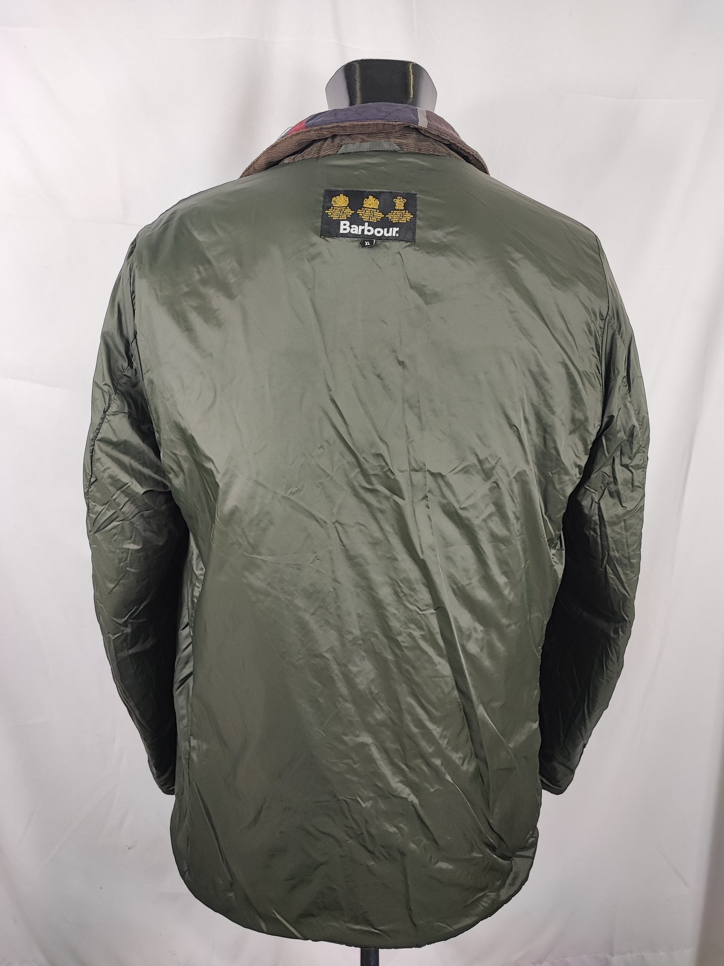 Giacca a vento Barbour trapuntata verde XLarge - Man quilted Gillock Quilted Jacket size XL