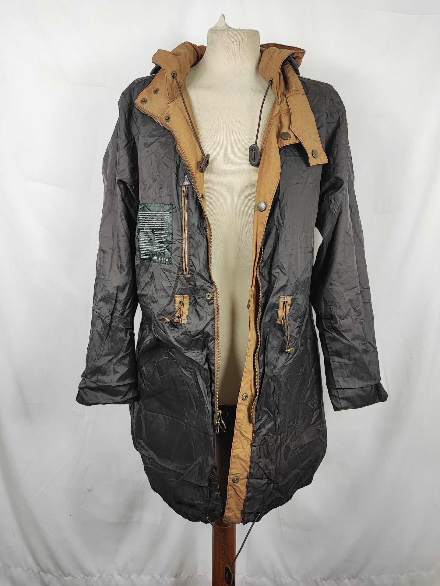 Giacca Parka Barbour donna Beige UK10 Small Beige Lady Jacket with hood Size UK10