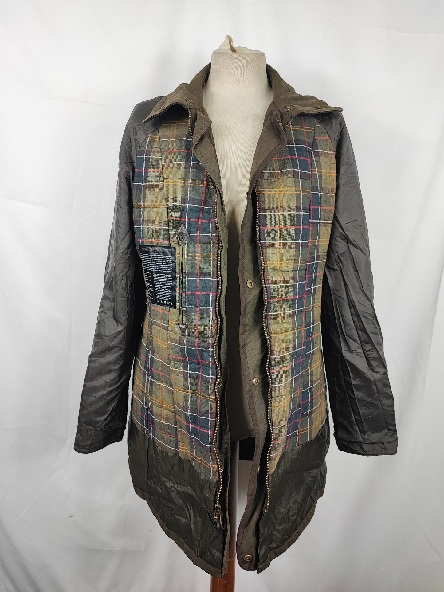 Giacca Barbour Bower Wax Jacket verde Uk12 tg.42 ita-Bower Wax Jacket Green size Uk12 M