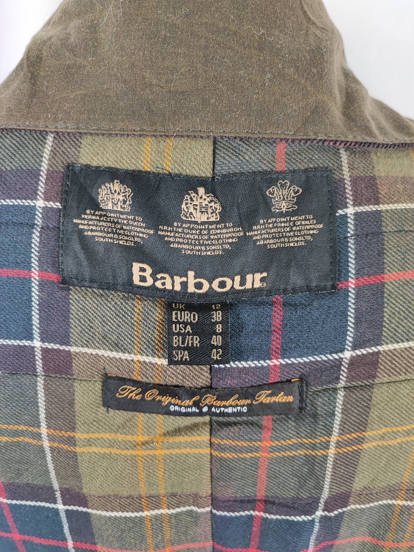 Giacca Barbour Bower Wax Jacket verde Uk12 tg.42 ita-Bower Wax Jacket Green size Uk12 M
