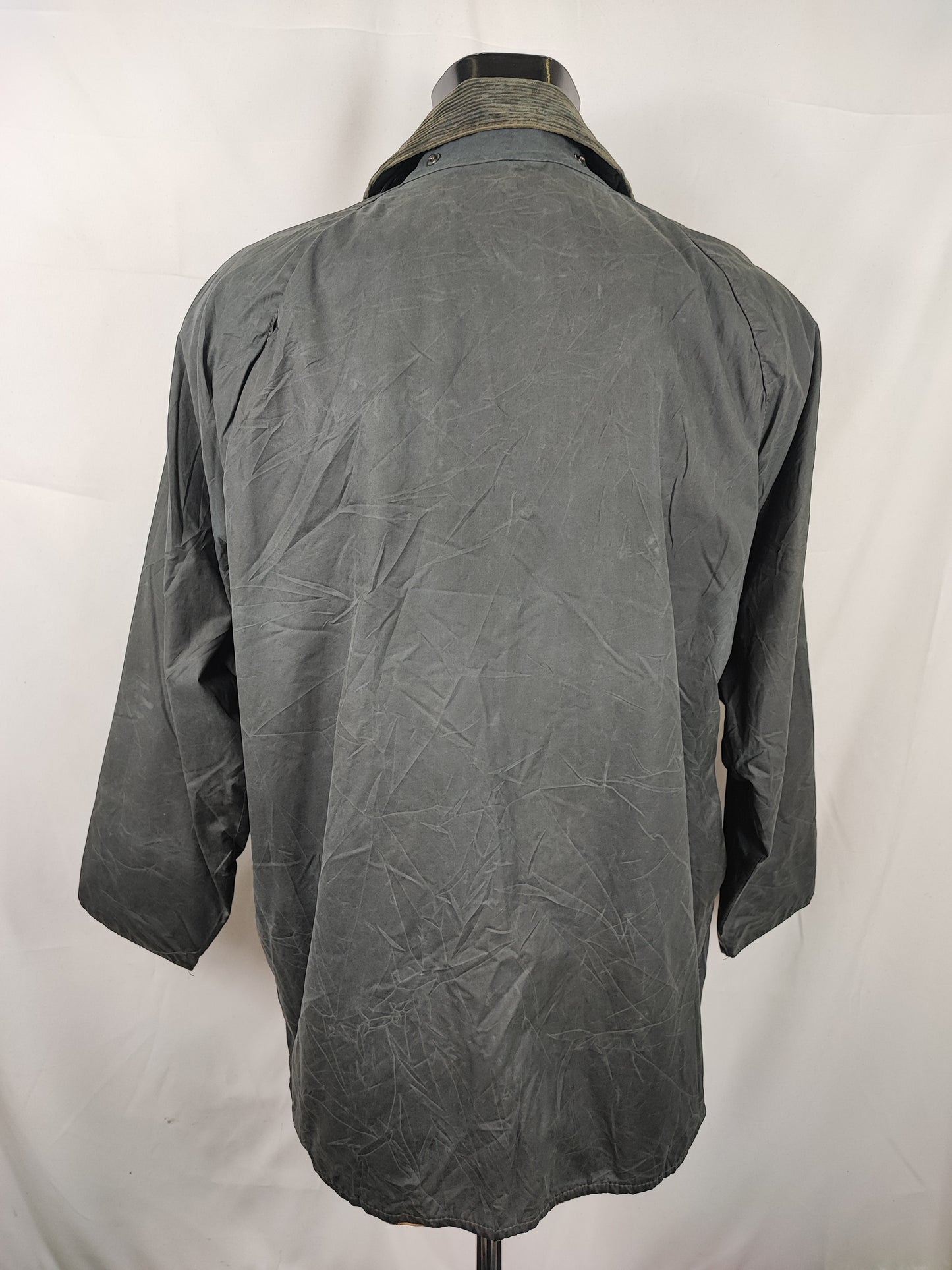 Barbour Giacca Beaufort vintage blu C42/107 cm - Man Navy Vintage Beaufort C42 Waxed jacket size Large