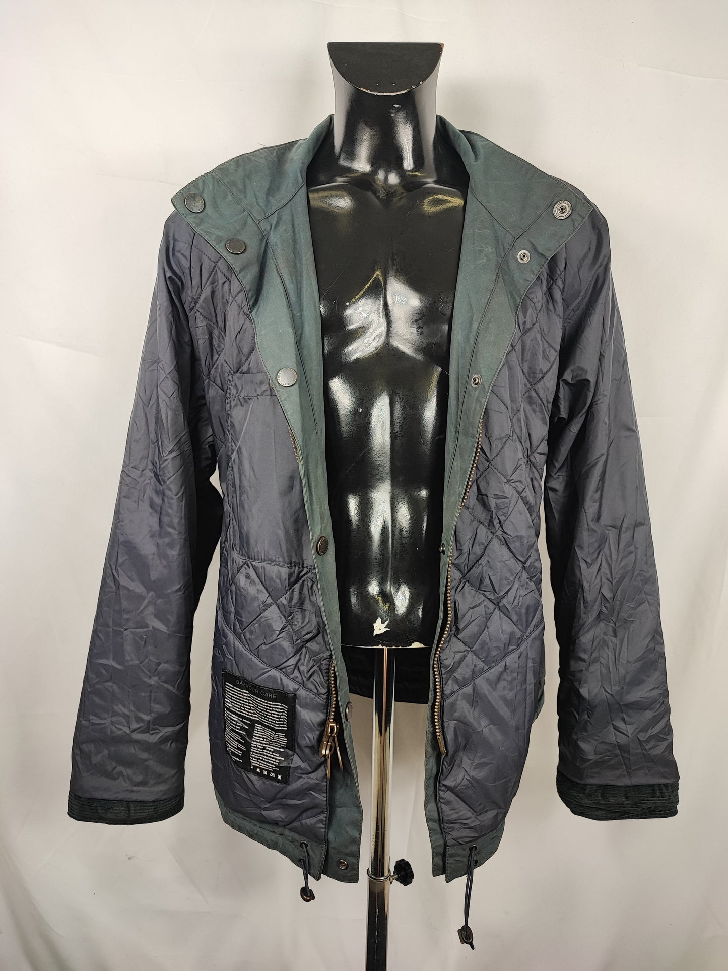 Giacca Barbour blu for Land Rover Taglia XL Man Navy Jacket Barbour for Land Rover size XL