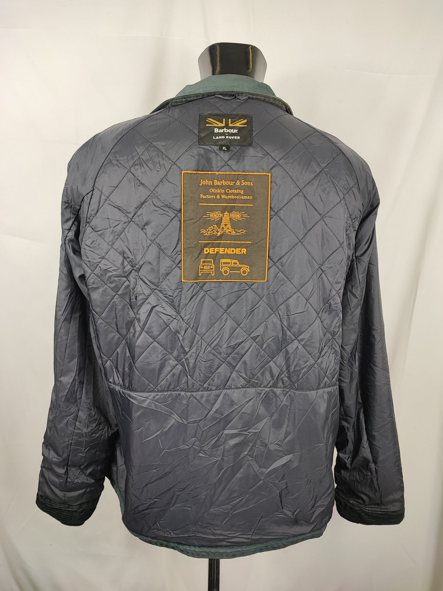 Giacca Barbour blu for Land Rover Taglia XL Man Navy Jacket Barbour for Land Rover size XL