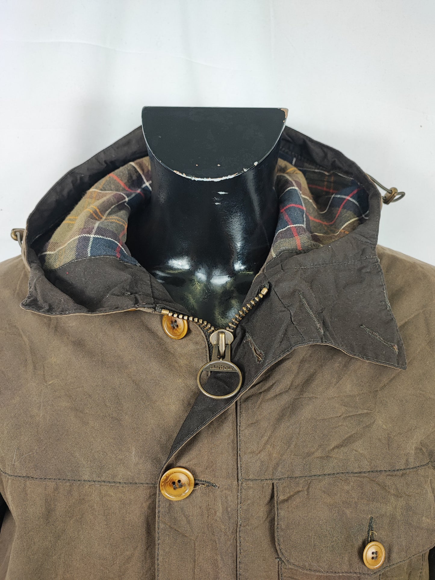 Giacca Barbour da uomo verde oliva Large - Man Galashields olive wax jacket size Large