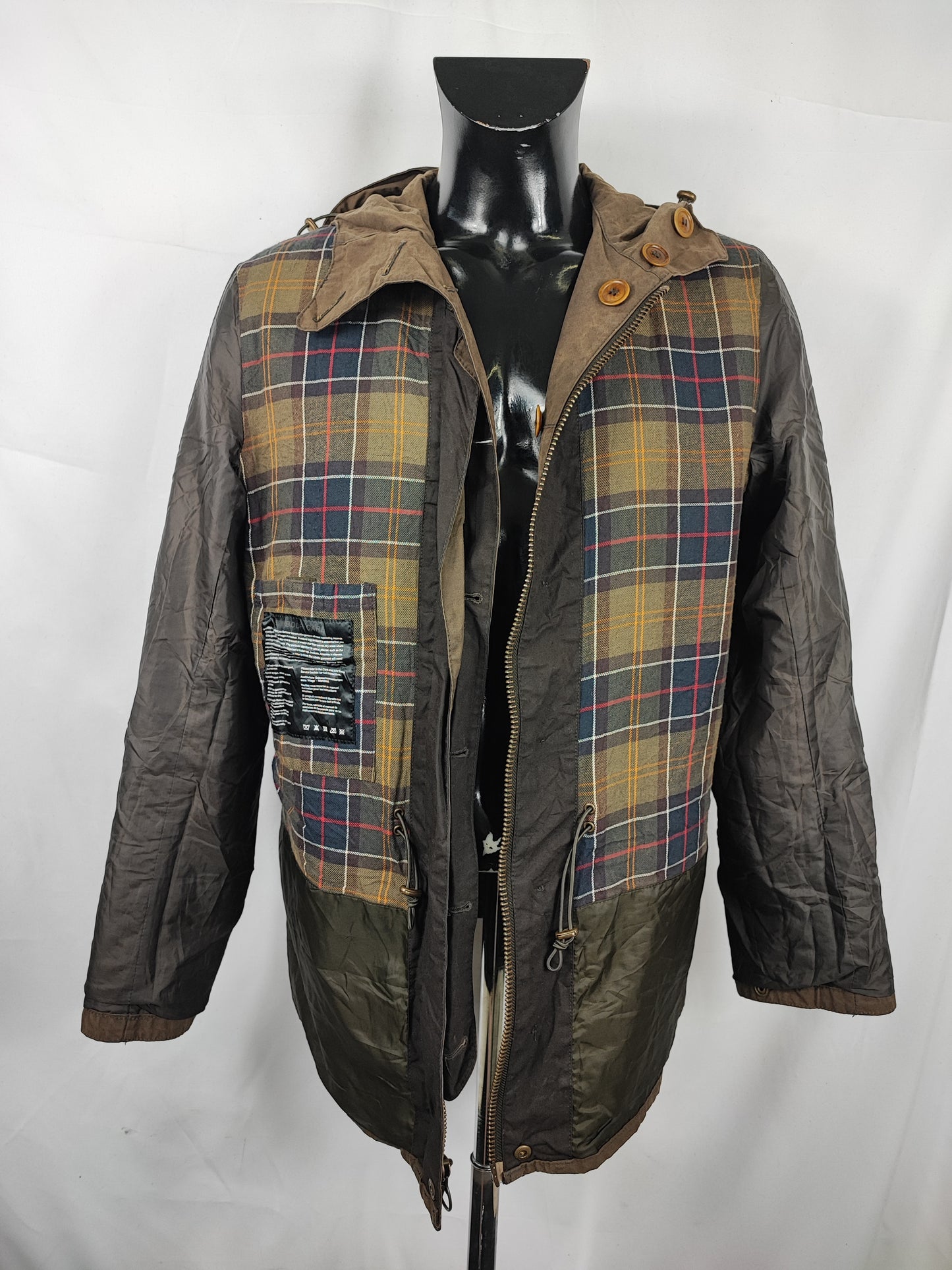 Giacca Barbour da uomo verde oliva Large - Man Galashields olive wax jacket size Large