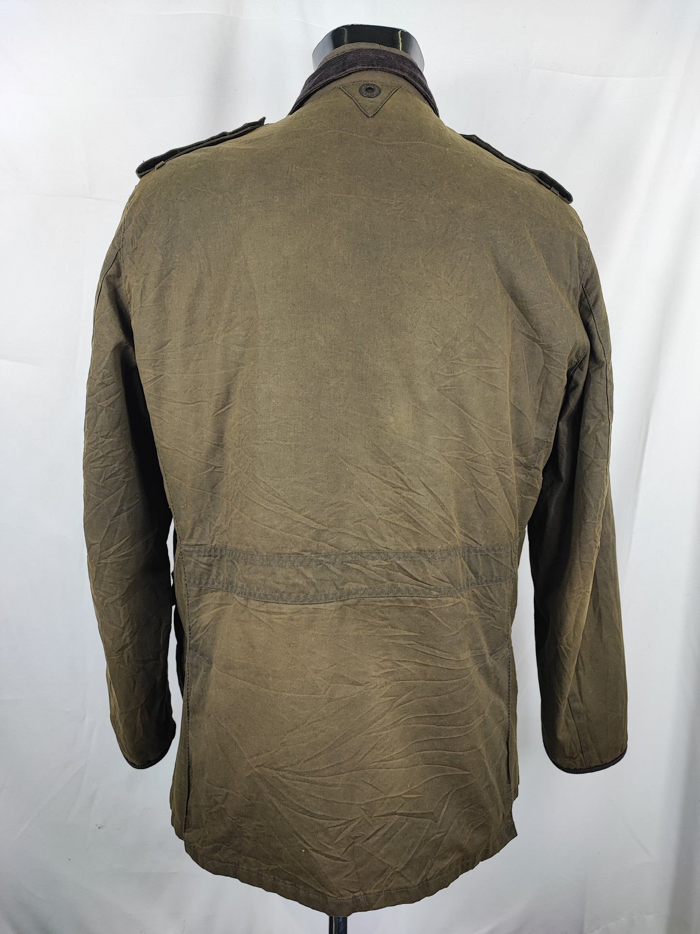 Giacca Barbour da uomo verde cerata Large - Man wax Dock jacket olive color size Large