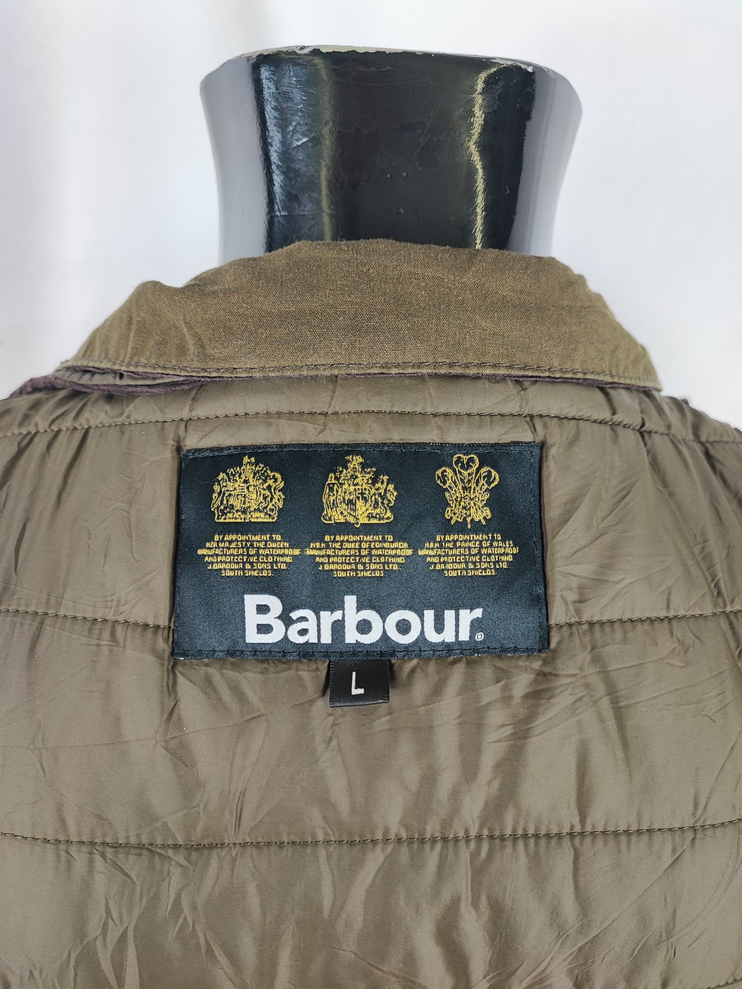 Giacca Barbour da uomo verde cerata Large - Man wax Dock jacket olive color size Large