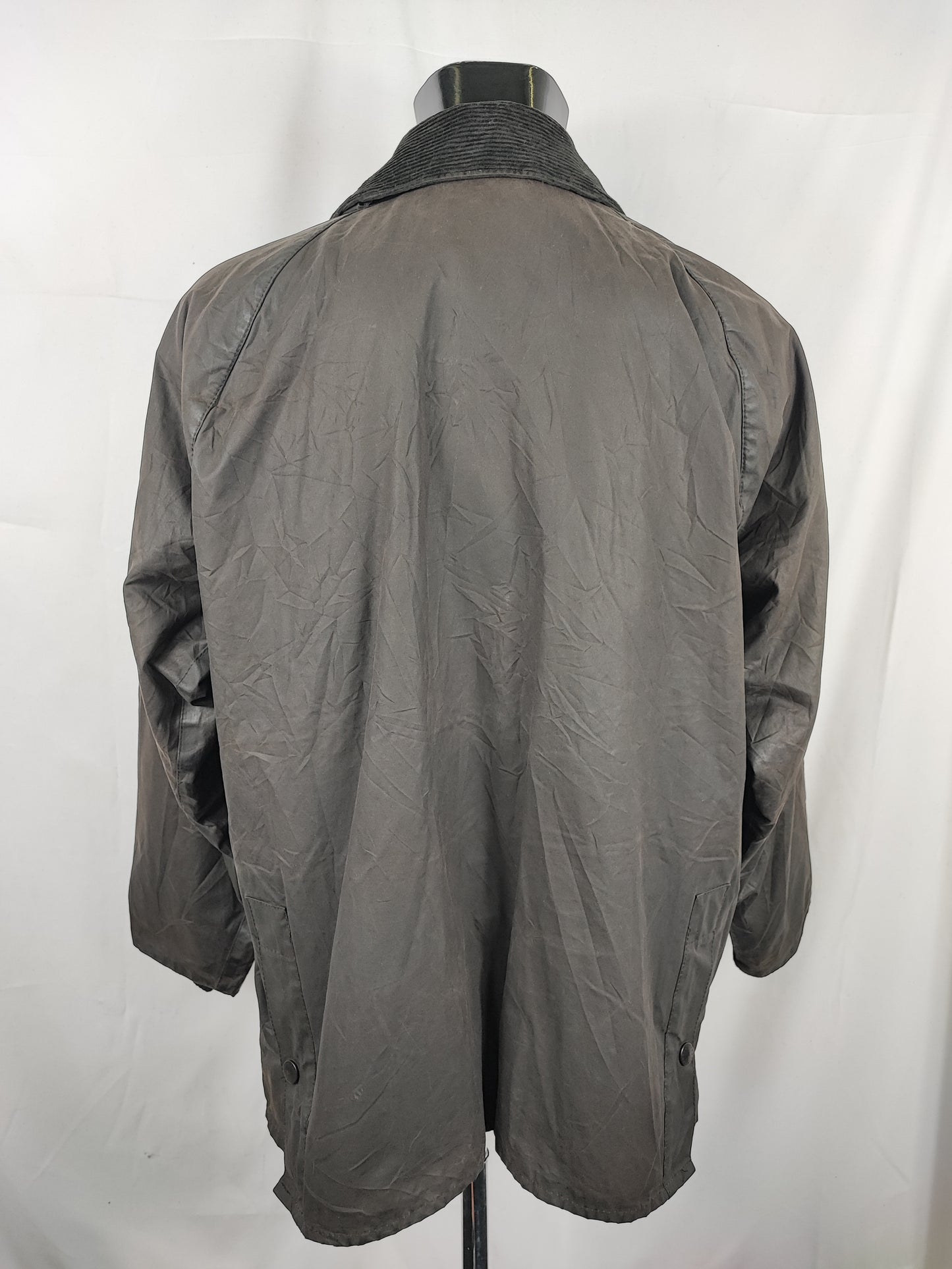 Barbour Giacca Bedale nero vintage C42/107 CM Black Waxed Bedale Jacket Size Large