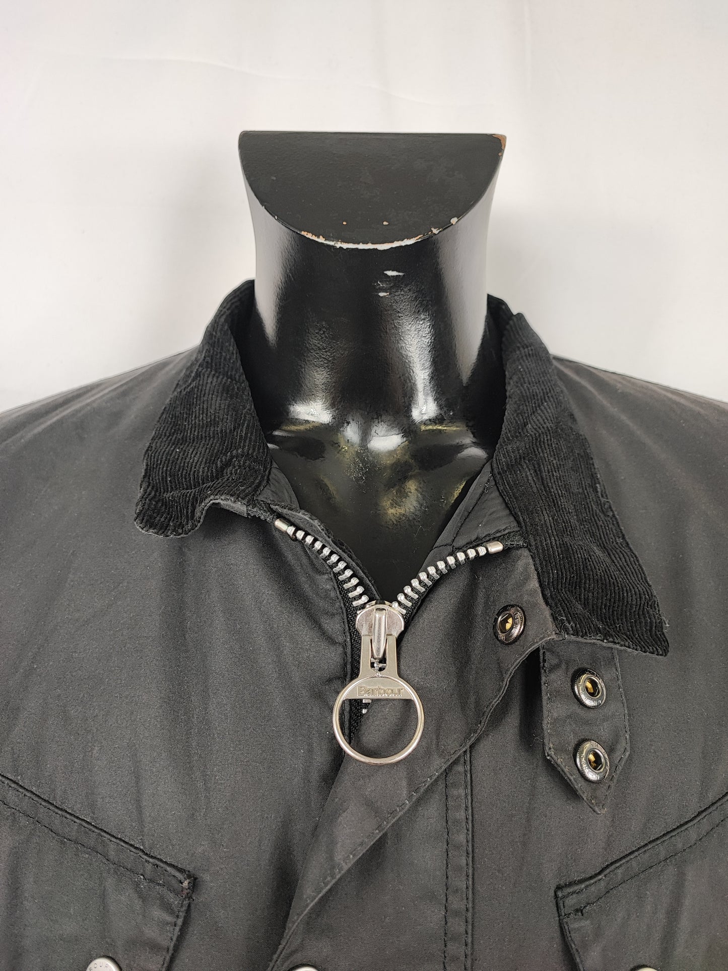 Giacca Barbour International Uomo Duke nero XLarge - Man black Duke wax Jacket Size XL